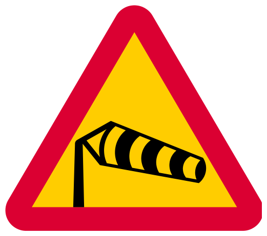 Beware of dangerous crosswinds (A24)
