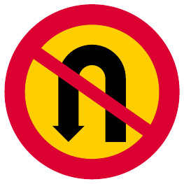 No U-turn
