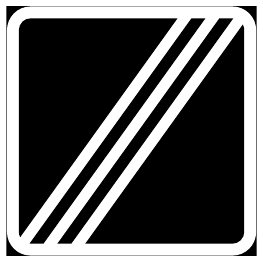 End of recommended maximum speed