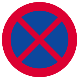 No stopping or parking