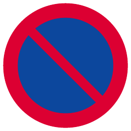 Vehicle parking is prohibited