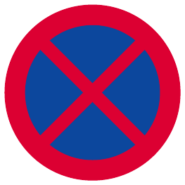 No stopping or parking