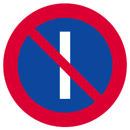 Vehicle parking is prohibited on odd-numbered dates