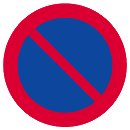 Vehicle parking is prohibited