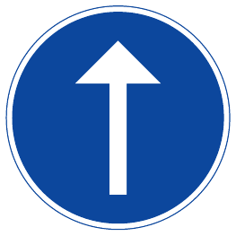Direction to be followed