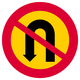 No U-turn