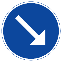 Keep right