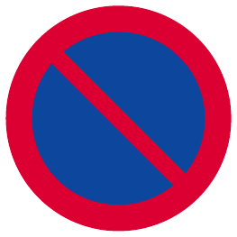 Vehicle parking is prohibited