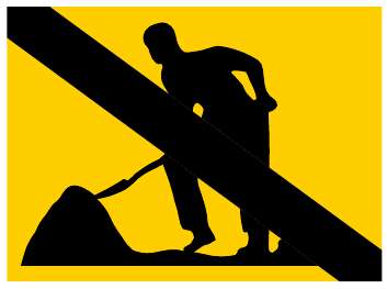 End of roadworks