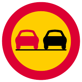 No overtaking