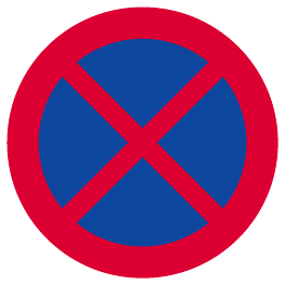 No stopping or parking