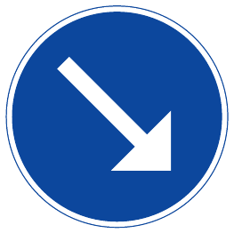 Keep right