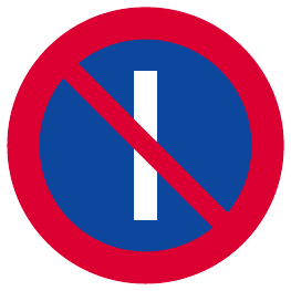 Vehicle parking is prohibited on odd-numbered dates