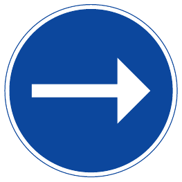 Direction to be followed