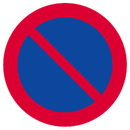 Vehicle parking is prohibited