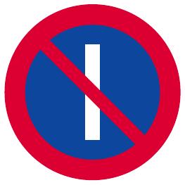 Vehicle parking is prohibited on odd-numbered dates