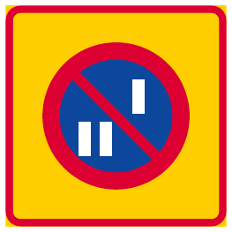 Zone sign (E20)