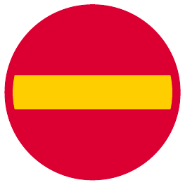 No entry (C1)