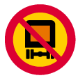 No vehicles carrying dangerous goods (C9)