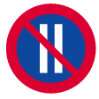 Vehicle parking is prohibited on even-numbered dates (C37)