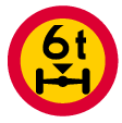 C: Restricted weight on one axle (C23)
