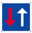 A: Priority over oncoming vehicles (B7)