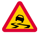Slippery road
