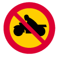 No motorcycles or class I mopeds (C5)