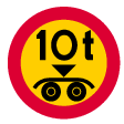 Restricted weight on tandem axle (C24)