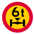 C: Restricted weight on one axle (C23)