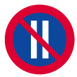 B: Vehicle parking is prohibited on even-numbered dates (C37)