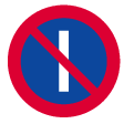 Vehicle parking is prohibited on odd-numbered dates (C36)