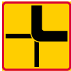 Direction of priority road (T15)