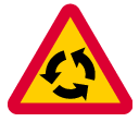 Roundabout ahead (A30)
